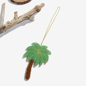 إكسسوارات وحقائب صيفية عصرية بتصميم شجرة جوز الهند والنسر الطائر من الزجاج المصنوع يدوياً، قابلة للتخصيص بالجملة - Product Image 5