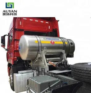 Stainless Steel Pressure Vessel Liquid Nitrogen Container Hydraulic Gas Cylinder For Truck