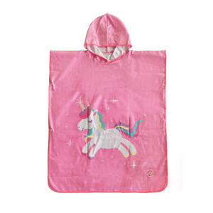 Toalla con capucha <span class=keywords><strong>de</strong></span> personaje <span class=keywords><strong>de</strong></span> dibujos animados para Niños y Niñas, poncho con capucha para playa, bata cambiante <span class=keywords><strong>de</strong></span> verano - Product Image 1