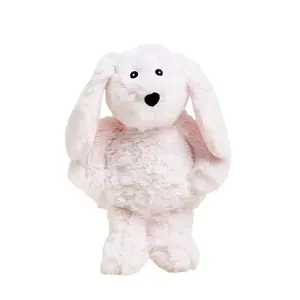Pink Bunny High Quality Plush Figure Custom Heatable Toy Aroma Scent with Lavender Natural Grains Stuffed Tummy Pain Relief