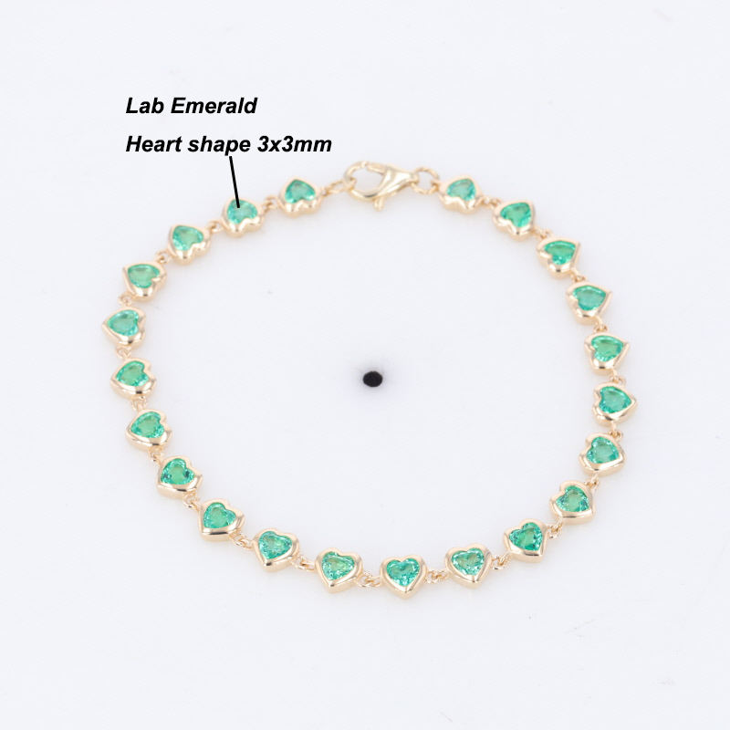 10K Yellow Gold Emerald