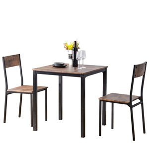 <b>Dining</b> <b>Chair</b> Set Wooden <b>Industrial</b> <b>Style</b> Kitchen <b>Chair</b> For Living Room Bar Restaurant - Product Image 3