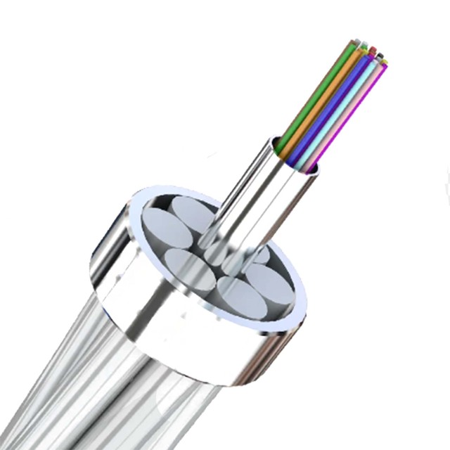 OUFU OPGW Outdoor Fiber Optic Cable 24 Core Single-mode for Power Line Erection with 15-Year Warranty Price Per Meter