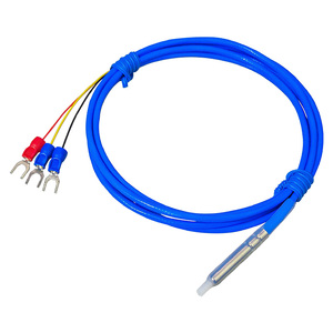 PT100 PTFE เทอร์โมคัปเปิลทนการกัดกร่อน เซ็นเซอร์วัดอุณหภูมิ ความต้านทานความร้อนของดิน - Product Image 2