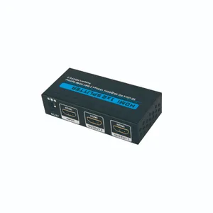 Splitter HDMI Full HD di alta qualità 1 x2 Port Hub Repeater amplificatore 2.0 hdmi splitter 3D 1080p 1 In 2 Out splitter hdmi v1.4