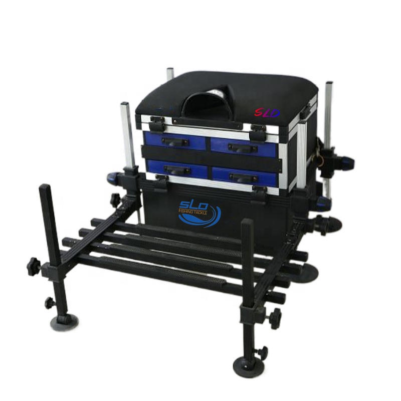 badger 5 draw fishing seat box Aluminum Fishing Seat Boxes with 5 Drawers