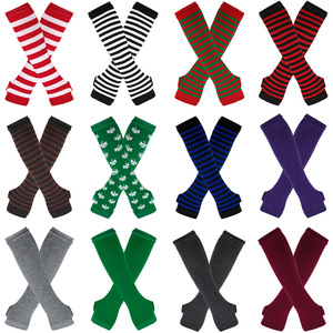Wholesale Casual Sports Knitted Winter Acrylic <strong>Touchscreen</strong> Breathable Fingerless Long Arm <strong>Gloves</strong> <strong>for</strong> <strong>Men</strong> and Women Outdoor Warm - Product Image 4