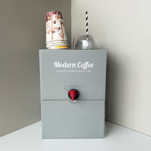 定制新型阿拉伯咖啡吧台 HORECA 咖啡纸杯架，带冰格和杯架，可外带冷饮，Gahwa 咖啡袋装 - Product Image 5