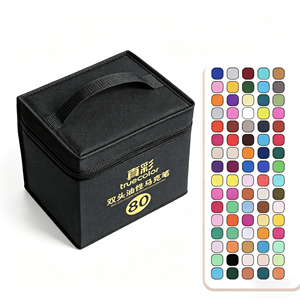 Marcadores Acrílicos de Punta Suave, Doble Punta, con Colores Superpuestos, en Caja de Regalo <span class=keywords><strong>para</strong></span> Niños - Product Image 3