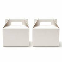 Boîte à emporter jetable en papier kraft de qualité alimentaire, résistante à la graisse et à l'eau, pour fast-food, gelée, sushi, nouilles, sucre
