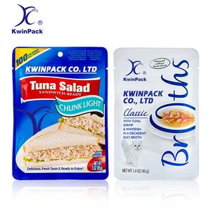 Bolsa de retorta con sellado térmico, alta temperatura, 121, papel de aluminio de grado alimenticio, bolsa pequeña para alimentos, bolsa de retorta hirviendo para atún - Product Image 1