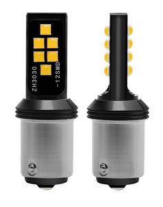 Luces LED de freno para coche, lámparas de reserva, DRL Canbus 12smd P21W BA15S <span class=keywords><strong>1157</strong></span> P21/5W <span class=keywords><strong>BAY15D</strong></span> T20 7440 W21W T15 BAU15S 3030 Chips - Product Image 2