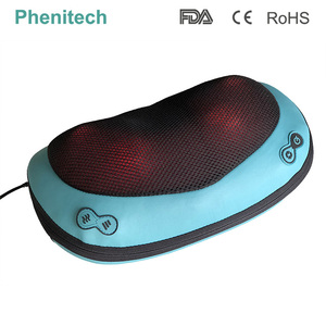 Shiatsu caliente almohada de masaje, masajeador con calor amasar terapéutico almohada para el cuello - Product Image 6