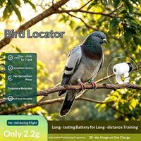Bague de patte anti-perte pour oiseaux (papillons, pigeons) avec traceur GPS 4G - Positionnement à distance en temps réel IP67, longue autonomie de la batterie et suivi de la trajectoire