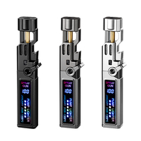 Briquet électronique personnalisé haute température à impulsion, coupe-vent, à arc, rechargeable Type-C, pour extérieur, et pistolets de pulvérisation gonflables