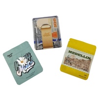 Sachets refermables personnalisés en PE avec fermeture éclair, certifiés ISO, pour aliments, diverses tailles, pour bonbons et herbes, avec impression sécurisée