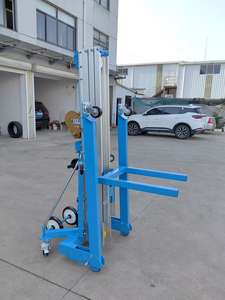 Tahan lama ekonomis 340kg teleskopik luar ruangan dalam ruangan paduan aluminium <span class=keywords><strong>Lift</strong></span> Cranked untuk mengangkat kargo - Product Image 5