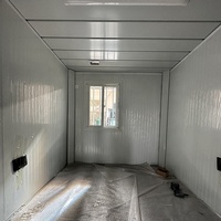 Usine chinoise Maison préfabriquée en conteneur plat préfabriquée à bordure noire bon marché maison préfabriquée en conteneur plat