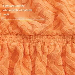 Hiện đại đơn giản ghế Bìa dày Jacquard ghế Bìa đàn hồi đầy đủ Gói chống bụi váy ăn uống ghế bìa chống trượt - Product Image 5