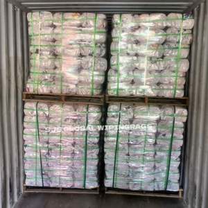 Trapos de Algodón Blanco Reciclado de 50 lb para Pintores, Trapos de Algodón Blanco de Punto para Limpieza de Aceite - Product Image 1