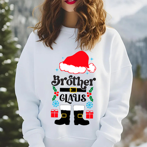 เสื้อยืดพิมพ์ลาย DTF Merry Christmas Brother Transfer รีดติดเสื้อ - Product Image 5