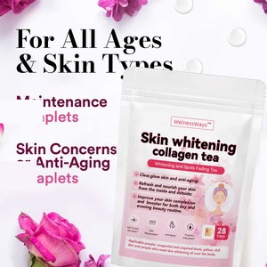OEM ODM Health Care Herbal Skin Care Anti Aging Collagen Tea Whitening Hydrating From the Inside Out Skin Whitening Collagen Tea - Product Image 4