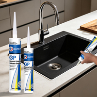 GUFENG GP Mastic silicone direct pour fissures de béton, pour cadres de fenêtres et de portes