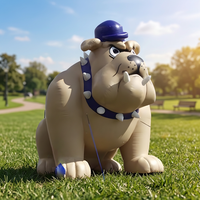Énorme bouledogue gonflable personnalisé de 3m de haut, animal géant, chien, personnage, événement sportif, publicité, décoration gonflable