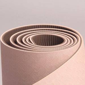 Yeway Yoga Matte Hot Bán sinh thái thân thiện 6mm 8mm Độ dày TPE Yoga Mat hai lớp in Yoga Mat với logo - Product Image 2