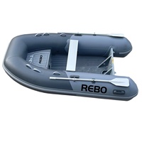 10ft Mini coque en aluminium RIB 3m PVC/hypalon bateau gonflable rigide pour dériveur d'appel d'offres