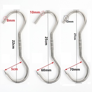 Gancho Giratorio de Acero Inoxidable para Carne, Gancho para Colgar Cerdo y Gancho Adhesivo para Barbacoa, Directo de Fábrica en China - Product Image 5