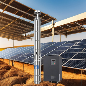 Bomba Sumergible Solar de Acero Inoxidable de 0.5HP para Pozos Profundos, Bomba Multietapa de Alto Voltaje para Riego Agrícola OEM - Product Image 2