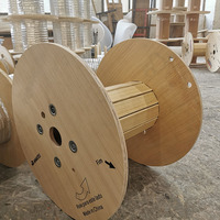 Dispositif de bobinage de fil de haute qualité et à bon prix Câble à fibre optique Matériau en contreplaqué en bois vide Tambour d'enrouleur de câble électrique