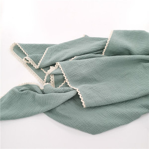 D'été mousseline bébé swaddle couverture double gaze nouveau-né enveloppes - Product Image 6