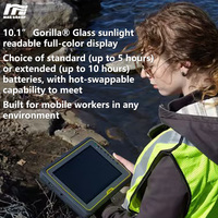 Tablette de chantier Trimble TAB81 d'occasion 10 pouces Kenai avec logiciel Trimble Field Link V5.4, tablette PC, système de positionnement rapide RPT600, Windows 10