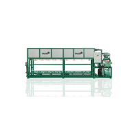 Machine à glace en blocs de 5 tonnes, machine à glace industrielle automatique, production de 5000 kg par jour, acier inoxydable SUS304 de qualité alimentaire, compresseur CE