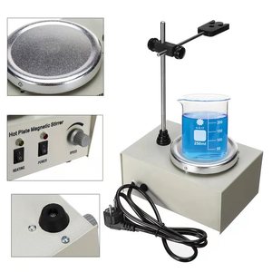Placa de Calentamiento Magnética de Laboratorio Nathi Reliable de 250W, 2400 rpm, Mesa de Trabajo de 125 mm, Mezclador Magnético de 1L, 0-99.9C, Pantalla Gráfica - Product Image 6