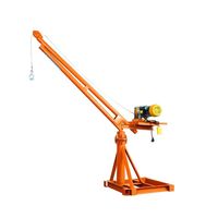 Grue de camionnette ROHO jaune 800 kg 1760 lbs, compatible avec palan électrique, grue à flèche robuste pivotante à 360 degrés, ISO CE