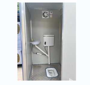Toilettes portables écologiques en acier personnalisables à double compartiment avec installation facile pour les écoles et les parcs - Product Image 6