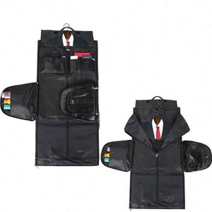 Bolsa de viaje para ropa, tipo maleta de mano, de gran tamaño, para viajes de negocios, fabricada por BSCI Factory OEM. - Product Image 6