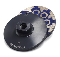 Disque de meulage diamanté de 4 pouces/100 mm rempli de résine, pour granit, marbre, pierre, outils abrasifs