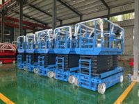 Plateforme élévatrice à ciseaux mobile compacte, plateforme élévatrice à ciseaux électrique pour travaux d'entretien en entrepôt intérieur