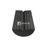 Protection contre l'humidité de couverture de tuyau de verre de mousse d'isolation de tuyau en verre cellulaire imperméable pour les canalisations extérieures