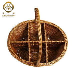Bán buôn Vòng <span class=keywords><strong>wicker</strong></span> Giỏ rượu cho đồ uống dã ngoại và Bộ sưu tập trang trí giỏ quà tặng cho rượu vang đóng gói - Product Image 6
