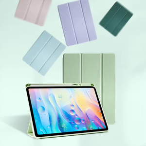 Funda SYX OEM/ODM para <span class=keywords><strong>iPad</strong></span> 10.ª Generación 11 Pulgadas 2025, Delgada, con Soporte Triple Plegable, Cubierta Protectora Trasera de TPU Suave - Product Image 1