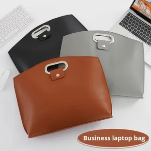 Sang trọng công suất lớn PU da Vali biểu tượng tùy chỉnh kinh doanh hiện đại máy tính xách tay bìa trường hợp Túi xách tay Túi xách tay cho nam giới nộp hồ sơ - Product Image 1