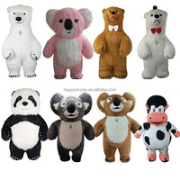 Costume de mascotte ours gonflable personnalisé Cosplay adulte en peluche pour fête Halloween Carnaval et Pâques comprend un ventilateur