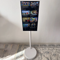 TV Pintar Portabel Nirkabel 21.5/24/27/32 Inci dengan Monitor Android, Layar Sentuh, dan Baterai 10 Jam, serta Layar LCD Refee