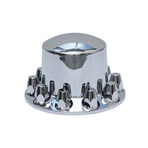 Oferta: Kit Completo de Cubiertas para Ejes de Ruedas de Camión, Cromado ABS, Cubiertas de Tuercas de 33 mm, para Camiones Semi, Círculo de Pernos de 11.25 Pulgadas, Montaje con Pernos - Product Image 4