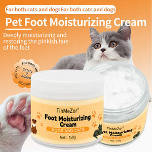 Crème pour pattes <span class=keywords><strong>de</strong></span> chien et chat en gros, sûre pour les animaux, aux ingrédients naturels, crème douce pour les pattes pour apaiser et protéger les coussinets secs, formule personnalisée bienvenue - Product Image 4